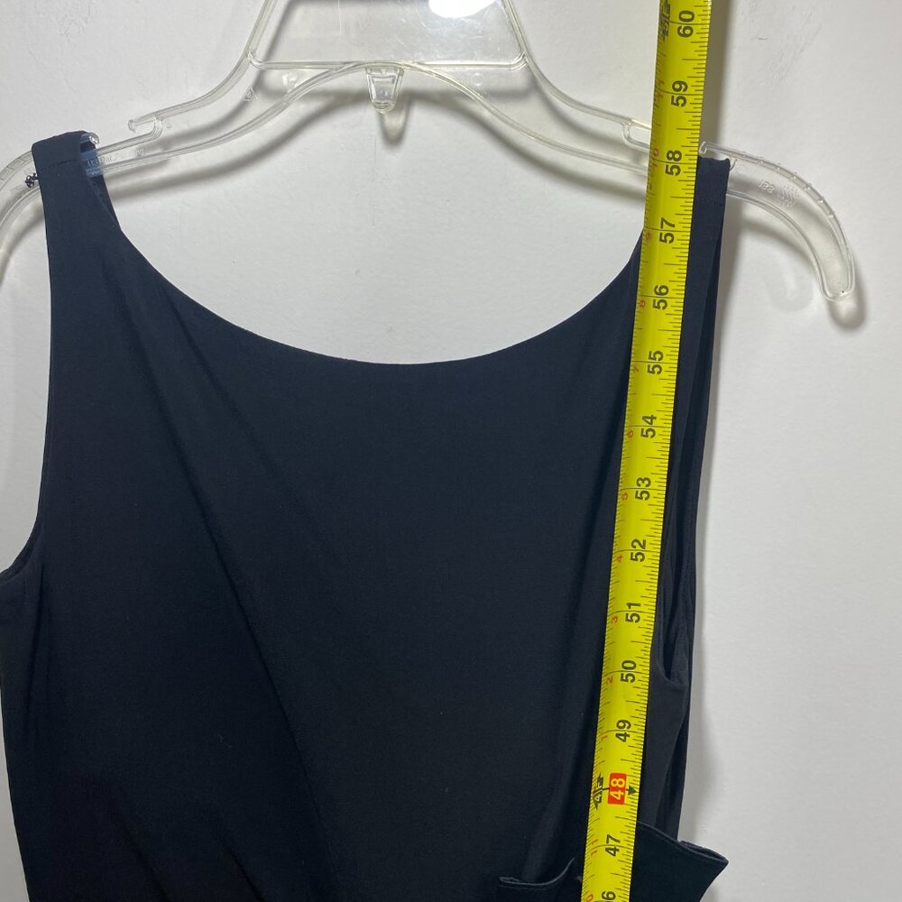 Ralph Lauren Silk Bow Evening Gown Dress Womens 6 Black Tie Bridal Formal Event - Picture 8 of 10
